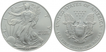 USA 1 Dollar 1999 Silver Eagle - 1 Unze Feinsilber